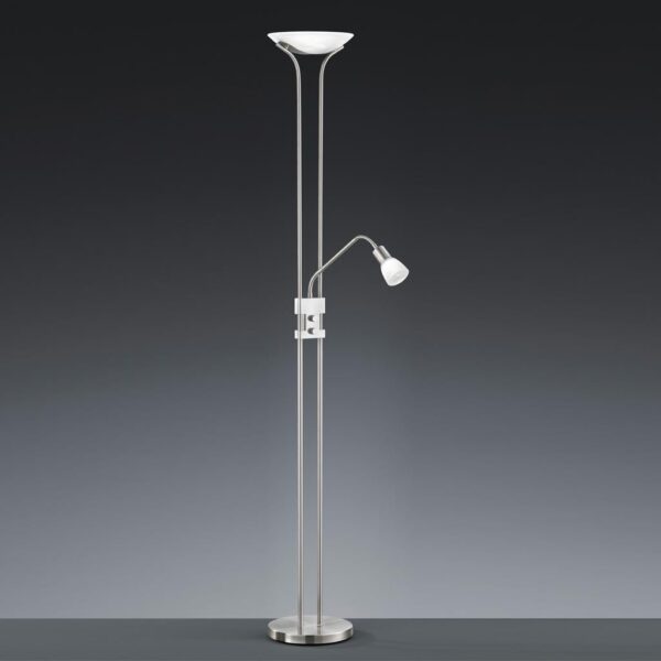 Φωτιστικό Δαπέδου Trio Lighting LED 4,5W  Νίκελ Ματ Μεταλλικό Dimmable 450lm 3000K  421910207