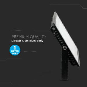 LED Προβολέας 300W V-TAC PRO Samsung Chip Μαύρος 100° 24800lm Αδιάβροχος IP65 Φυσικό 4000K – 21422