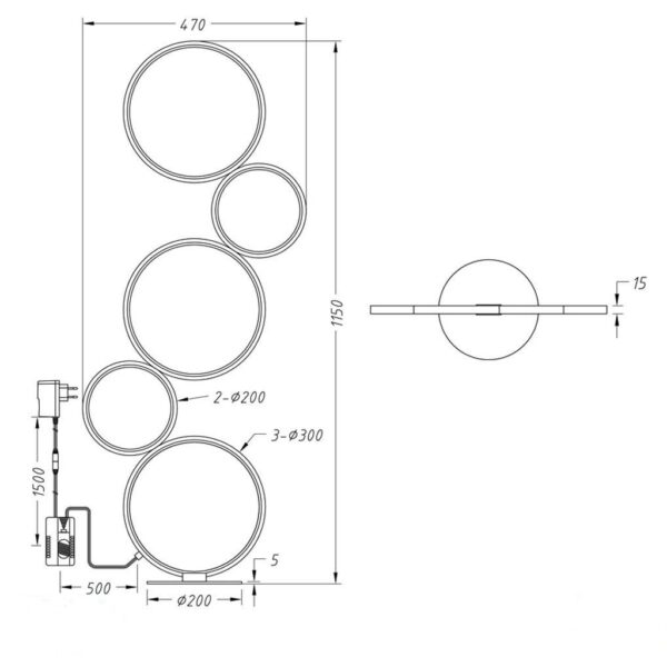 Φωτιστικό Δαπέδου Trio Lighting LED 36W  Λευκό Ματ Μεταλλικό Dimmable 3200lm 3000K  422610531