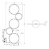 Φωτιστικό Δαπέδου Trio Lighting LED 36W  Μαύρο Ματ Μεταλλικό Dimmable 3200lm 3000K  422610532