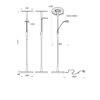 Φωτιστικό Δαπέδου Trio Lighting LED 34W  Νίκελ Ματ Μεταλλικό Dimmable 3000lm 3000+4200+6000K  422710307