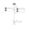 Φωτιστικό Δαπέδου Trio Lighting LED 34W  Νίκελ Ματ Μεταλλικό Dimmable 3000lm 3000+4200+6000K  422710307