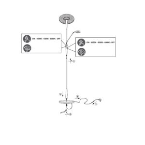 Φωτιστικό Δαπέδου Trio Lighting LED 34W  Νίκελ Ματ Μεταλλικό Dimmable 3000lm 3000+4200+6000K  422710307
