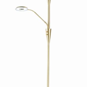 Φωτιστικό Δαπέδου Trio Lighting LED 34W  Ορείχαλκος Ματ Μεταλλικό Dimmable 3000lm 3000+4200+6000K  422710308