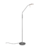Φωτιστικό Δαπέδου Trio Lighting  LED 12W Νίκελ Ματ Μεταλλικό Dimmable 1400lm  2300+3000+4000K – 423310107