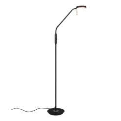 Φωτιστικό Δαπέδου Trio Lighting LED 12W Μαύρο Ματ Μεταλλικό Dimmable 1400lm 2300+3000+4000K – 423310132