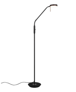 Φωτιστικό Δαπέδου Trio Lighting LED 12W Μαύρο Ματ Μεταλλικό Dimmable 1400lm 2300+3000+4000K – 423310132