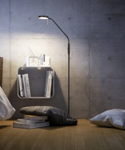 Φωτιστικό Δαπέδου Trio Lighting LED 12W Μαύρο Ματ Μεταλλικό Dimmable 1400lm 2300+3000+4000K – 423310132