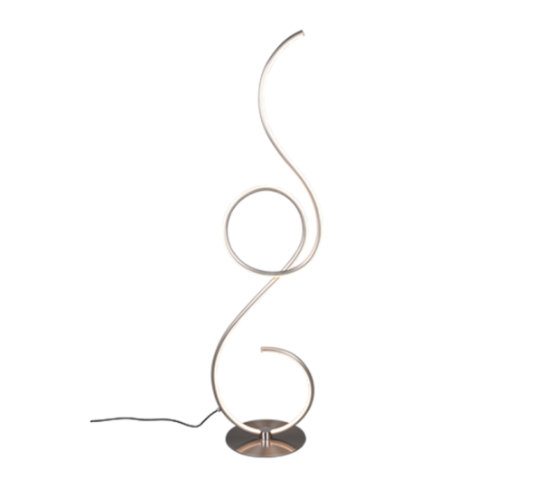 Φωτιστικό Δαπέδου Trio Lighting  LED 23W Νίκελ Ματ Μεταλλικό Dimmable 2700lm  2700+4000+6000K – 423410107