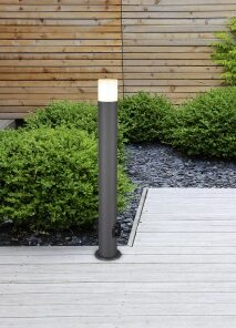 Φωτιστικό Δαπέδου Trio Lighting E27 Ανθρακί Αλουμίνιο IP44 424060142
