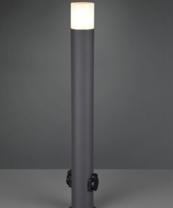 Κολωνάκι Trio Lighting E27 Ανθρακί Αλουμίνιο IP44 424067142