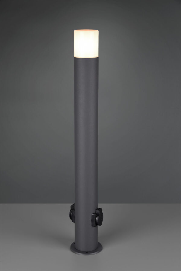 Κολωνάκι Trio Lighting   E27 Ανθρακί Αλουμίνιο   IP44 424067142