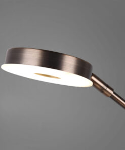 Φωτιστικό Δαπέδου Trio Lighting LED 32W Αντικέ Ορείχαλκος Μεταλλικό Dimmable 4000lm 2700 + 4000K 424210304