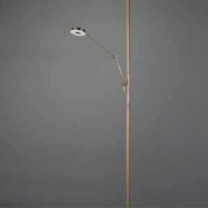 Φωτιστικό Δαπέδου Trio Lighting LED 32W  Αντικέ Ορείχαλκος Μεταλλικό Dimmable 4000lm 2700 + 4000K  424210304