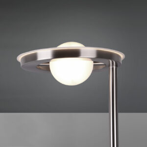 Φωτιστικό Δαπέδου Trio Lighting LED 32W  Νίκελ Ματ Μεταλλικό Dimmable 4000lm 2700 + 4000K  424210307