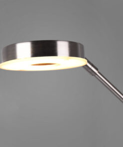 Φωτιστικό Δαπέδου Trio Lighting LED 32W Νίκελ Ματ Μεταλλικό Dimmable 4000lm 2700 + 4000K 424210307