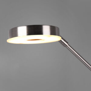Φωτιστικό Δαπέδου Trio Lighting LED 32W  Νίκελ Ματ Μεταλλικό Dimmable 4000lm 2700 + 4000K  424210307