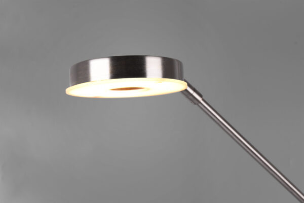 Φωτιστικό Δαπέδου Trio Lighting LED 32W  Νίκελ Ματ Μεταλλικό Dimmable 4000lm 2700 + 4000K  424210307