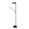 Φωτιστικό Δαπέδου Trio Lighting LED 32W  Μαύρο Ματ Μεταλλικό Dimmable 4000lm 2700 + 4000K  424210332