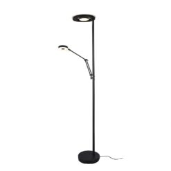 Φωτιστικό Δαπέδου Trio Lighting LED 32W Μαύρο Ματ Μεταλλικό Dimmable 4000lm 2700 + 4000K 424210332