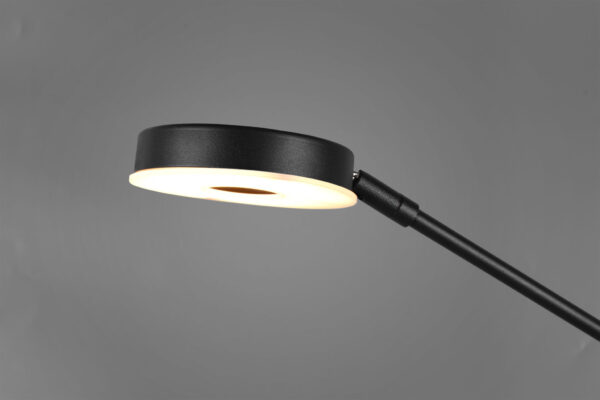 Φωτιστικό Δαπέδου Trio Lighting LED 32W  Μαύρο Ματ Μεταλλικό Dimmable 4000lm 2700 + 4000K  424210332