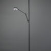 Φωτιστικό Δαπέδου Trio Lighting LED 32W  Μαύρο Ματ Μεταλλικό Dimmable 4000lm 2700 + 4000K  424210332