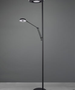 Φωτιστικό Δαπέδου Trio Lighting LED 32W Μαύρο Ματ Μεταλλικό Dimmable 4000lm 2700 + 4000K 424210332