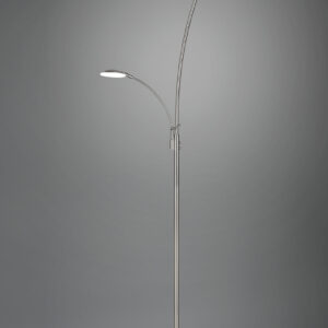 Φωτιστικό Δαπέδου Trio Lighting GRANBY   LED, 29W · 1x 3400lm, 2700+3200+4000K Νίκελ Ματ Μεταλλικό   – 424310207