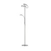 Φωτιστικό Δαπέδου Trio Lighting LED 20W  Νίκελ Ματ Μεταλλικό Dimmable 2000lm 3000 – 6500K  424910207
