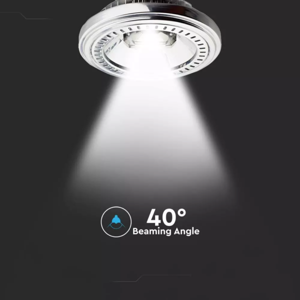 Λάμπα LED Spot G53 AR111 COB 15W 40° V-TAC Ψυχρό Λευκό 6400K – 214255