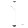 Φωτιστικό Δαπέδου Trio Lighting BRANTFORD  LED, 30W · 3500lm, 2700+3200+4000K Νίκελ Ματ Μεταλλικό, Step Dimmable, Λειτουργία μνήμης, Ξεχωριστή χρήση – 425610207