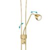 Φωτιστικό Δαπέδου Trio Lighting LED 20W  Ορείχαλκος Ματ Μεταλλικό  Dimmable 2000lm 3000K  426410208