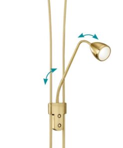 Φωτιστικό Δαπέδου Trio Lighting LED 20W Ορείχαλκος Ματ Μεταλλικό Dimmable 2000lm 3000K 426410208