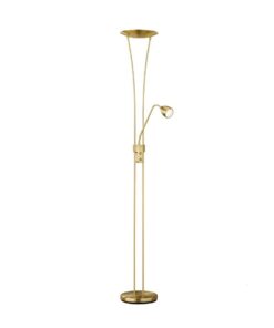 Φωτιστικό Δαπέδου Trio Lighting LED 20W Ορείχαλκος Ματ Μεταλλικό Dimmable 2000lm 3000K 426410208