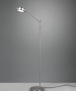 Φωτιστικό Δαπέδου Trio Lighting FRANKLIN LED, 6,5W · 650lm, 2700+3200+4000K Νίκελ Ματ Μεταλλικό, Λειτουργία μνήμης, Dimmer αισθητήρα – 426510107
