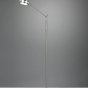 Φωτιστικό Δαπέδου Trio Lighting FRANKLIN  LED, 6,5W · 650lm, 2700+3200+4000K Νίκελ Ματ Μεταλλικό, Λειτουργία μνήμης, Dimmer αισθητήρα  – 426510107