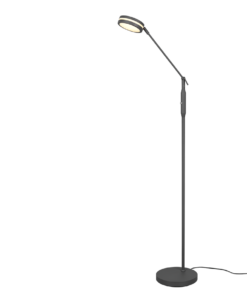 Φωτιστικό Δαπέδου Trio Lighting FRANKLIN LED, 6,5W · 650lm, 2700+3200+4000K Ανθρακί Μεταλλικό, Λειτουργία μνήμης, Dimmer αισθητήρα – 426510142