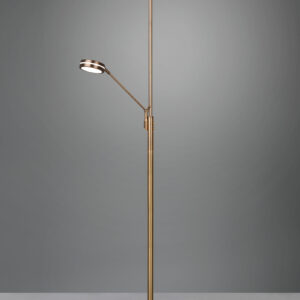 Φωτιστικό Δαπέδου Trio Lighting FRANKLIN  LED, 35W · 4100lm, 2700+3200+4000K Παλιός Ορείχαλκος Μεταλλικό, Λειτουργία Μνήμης, Dimmer Αισθητήρα – 426510204