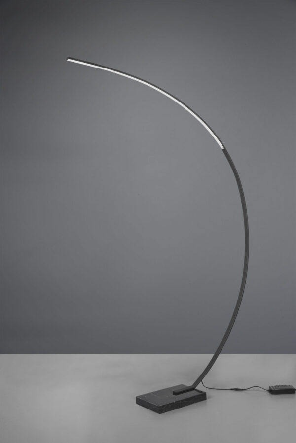 Φωτιστικό Δαπέδου Trio Lighting LED 18W  Μαύρο Ματ Μεταλλικό Dimmable 1400lm 3000K  426511832