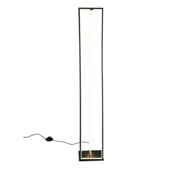Φωτιστικό Δαπέδου Trio Lighting  LED 26W Μαύρο Ματ Μεταλλικό Dimmable 2950lm  2300+3000+4000K – 426810132