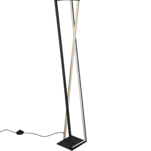 Φωτιστικό Δαπέδου Trio Lighting  LED 26W Μαύρο Ματ Μεταλλικό Dimmable 2950lm  2300+3000+4000K – 426810132