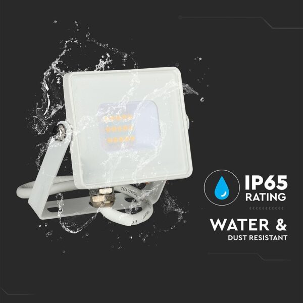 LED Προβολέας 10W V-TAC Samsung Chip Λευκός Αδιάβροχος IP65 Φυσικό Λευκό 4000K – 428