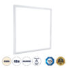 GloboStar® 60369 Χωνευτό LED Panel Linear Frameless Super Slim 60x60cm 48W 5520lm 120° CRI≥85Ra AC 220-240V IP44 Μ60 x Π60 x Υ1.5cm – Φυσικό Λευκό 4500K – TÜV Certified Driver – 5 Years Warranty