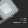 LED Προβολέας 10W V-TAC Samsung Chip Γκρι Αδιάβροχος IP65 Ψυχρό Λευκό 6400K – 432