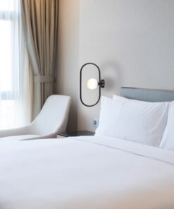 InLight Επιτοίχιο φωτιστικό σε χρώμιο απόχρωση και λευκή οπαλίνα 1XG9 D:40cm (43031-CH)