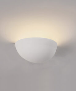 InLight Επιτοίχιο φωτιστικό λευκό από γύψο 1XE14 D:27,5cm (43032)