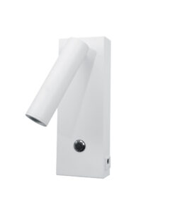 InLight Επιτοίχιο φωτιστικό LED 3W 3000K από λευκό μέταλλο D: 17cm (43037-WH)