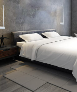 InLight Επιτοίχιο φωτιστικό LED 7W 3000K από λευκό μέταλλο D:60cm (43039-White)