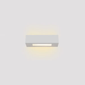 Inlight Επιτοίχιο φωτιστικό λευκό από γύψο 1xE14 D:22cm (43049-C-White)