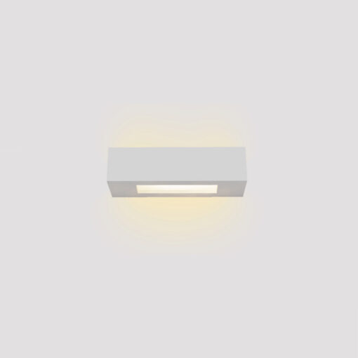Inlight Επιτοίχιο φωτιστικό λευκό από γύψο 1xE14 D:22cm (43049-C-White)